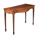 A GEORGE III MAHOGANY SERVING TABLE