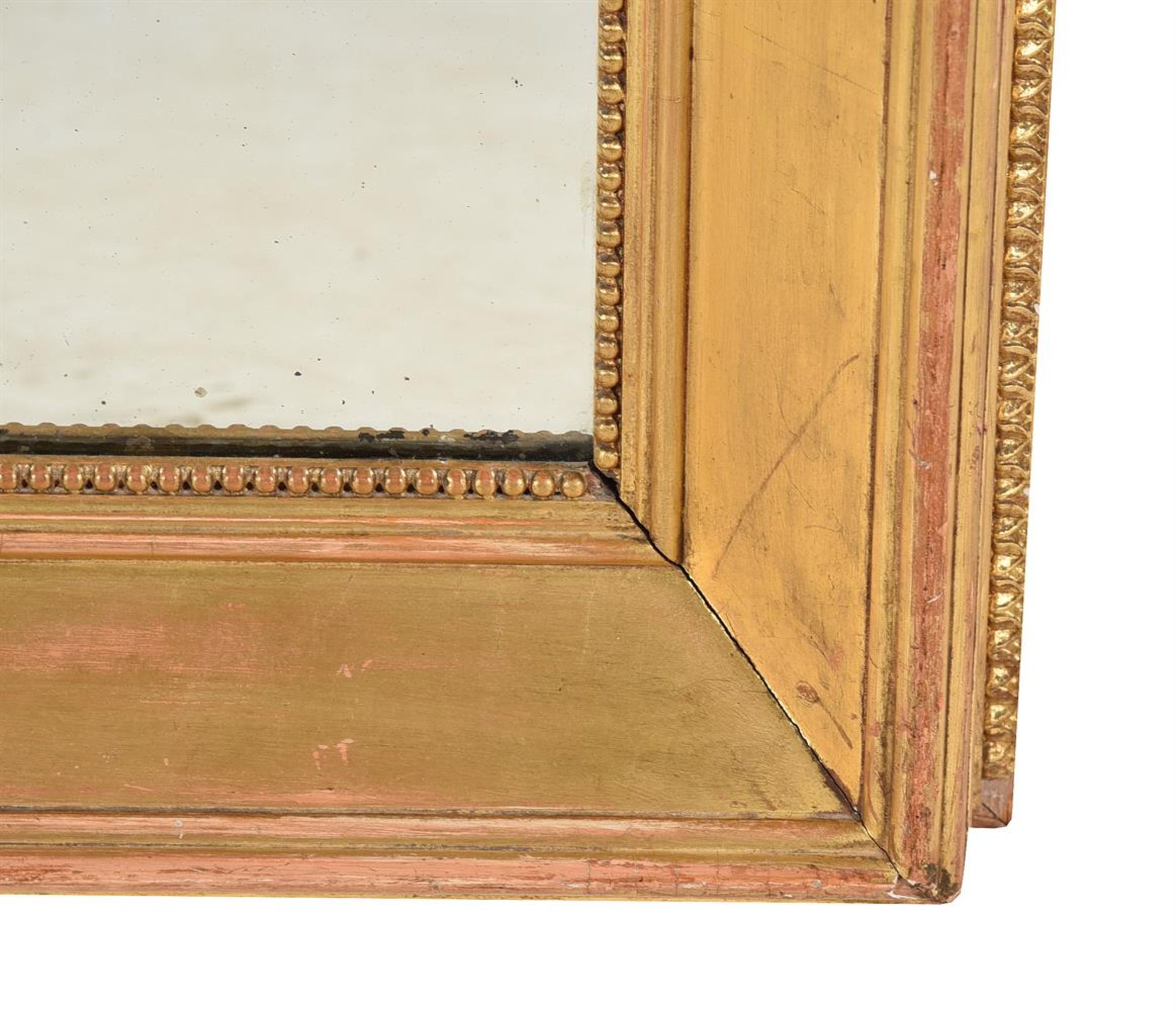 A GILTWOOD WALL MIRROR - Bild 2 aus 3