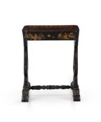 A CHINESE EXPORT TRAY TOP SIDE TABLE