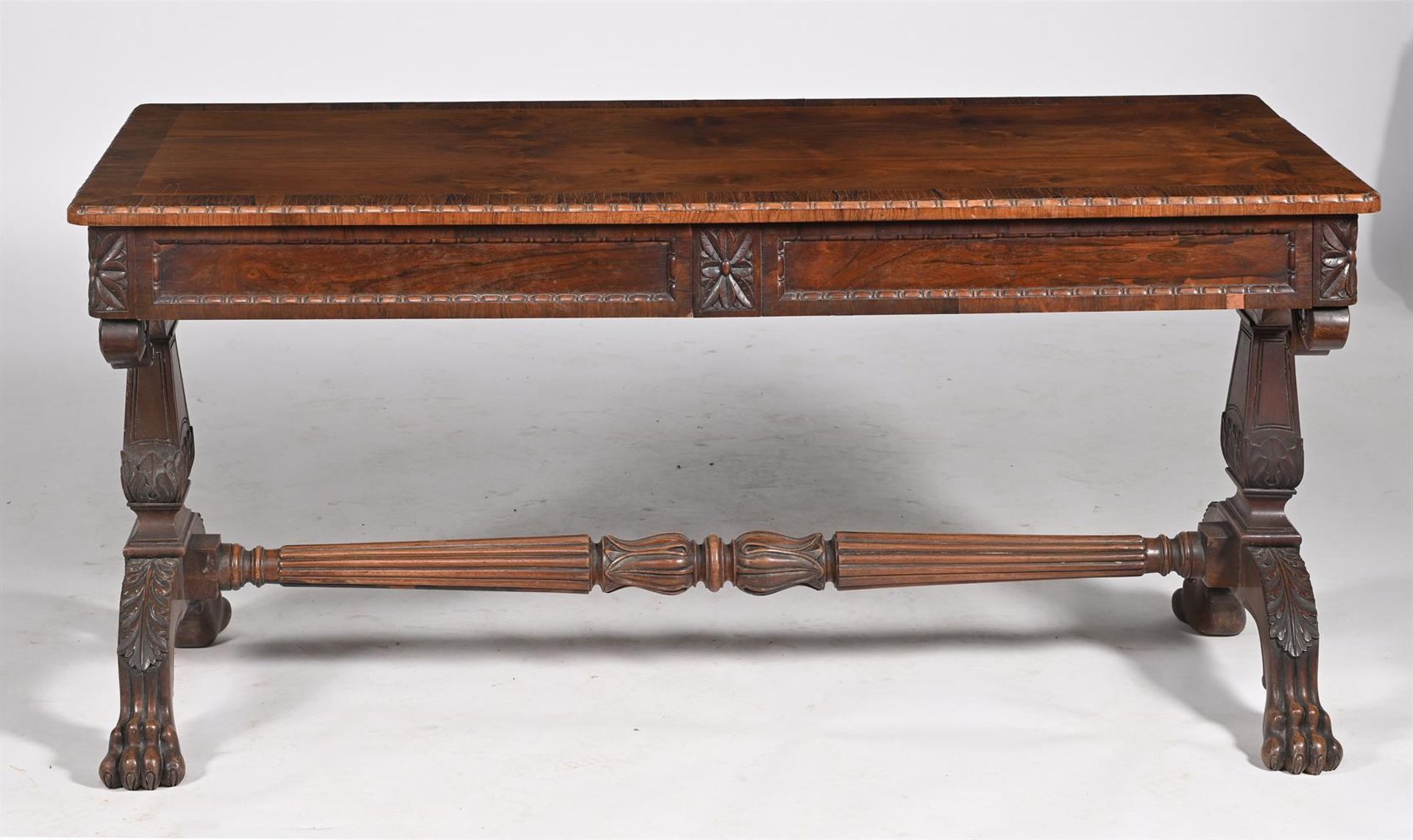 Y A GEORGE IV ROSEWOOD LIBRARY TABLE - Bild 3 aus 5