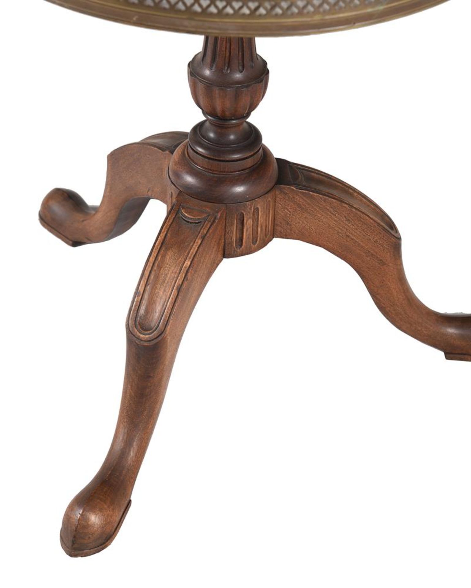 A FRENCH MAHOGANY AND BRASS MOUNTED SERVATEUR OR DUMB WAITER - Image 2 of 2