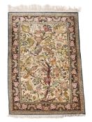 A SILK AND COTTON TREE OF LIFE RUG
