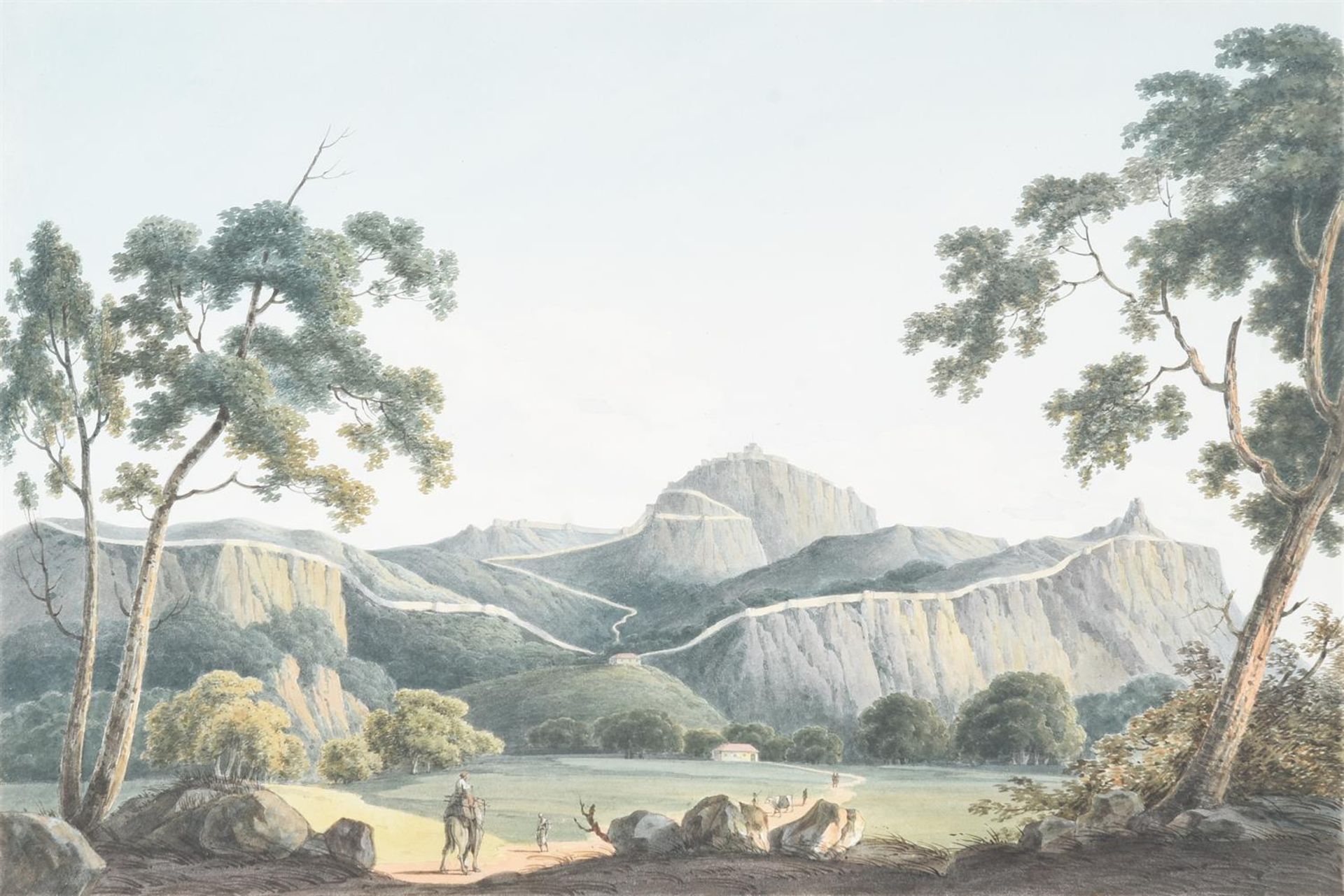 JUSTINIAN WALTER GANTZ (BRITISH 1802-1862), THE FORTRESS OF GOOTY, BURMA