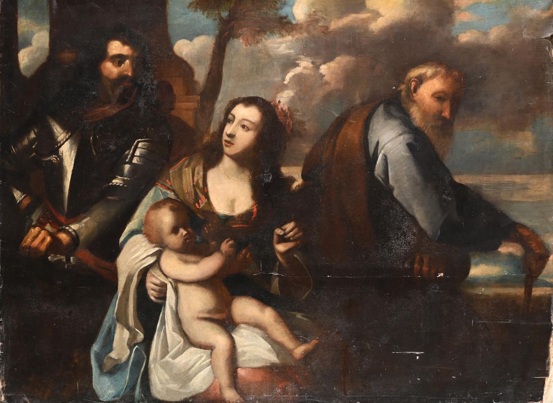 VENETIAN SCHOOL (17TH CENTURY), THE THREE AGES OF MAN