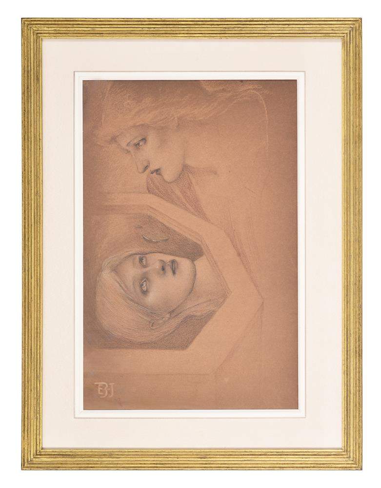 EDWARD COLEY BURNE-JONES (BRITISH 1833 - 1898), STUDY FOR THE BALEFUL HEAD - Bild 2 aus 4