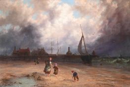 THOMAS ROSE MILES (BRITISH FL. 1844-1916), AN INCOMING STORM NEAR DEAL