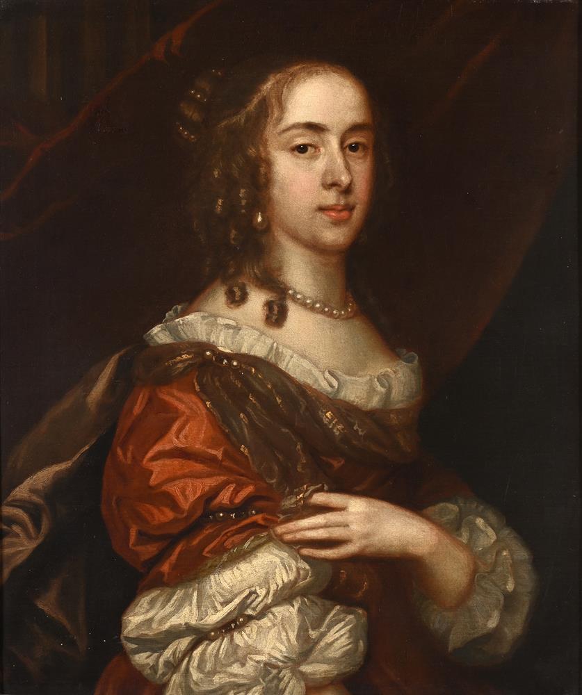 FOLLOWER OF SIR PETER LELY, A PORTRAIT OF THE COUNTESS OF WESTMEATH