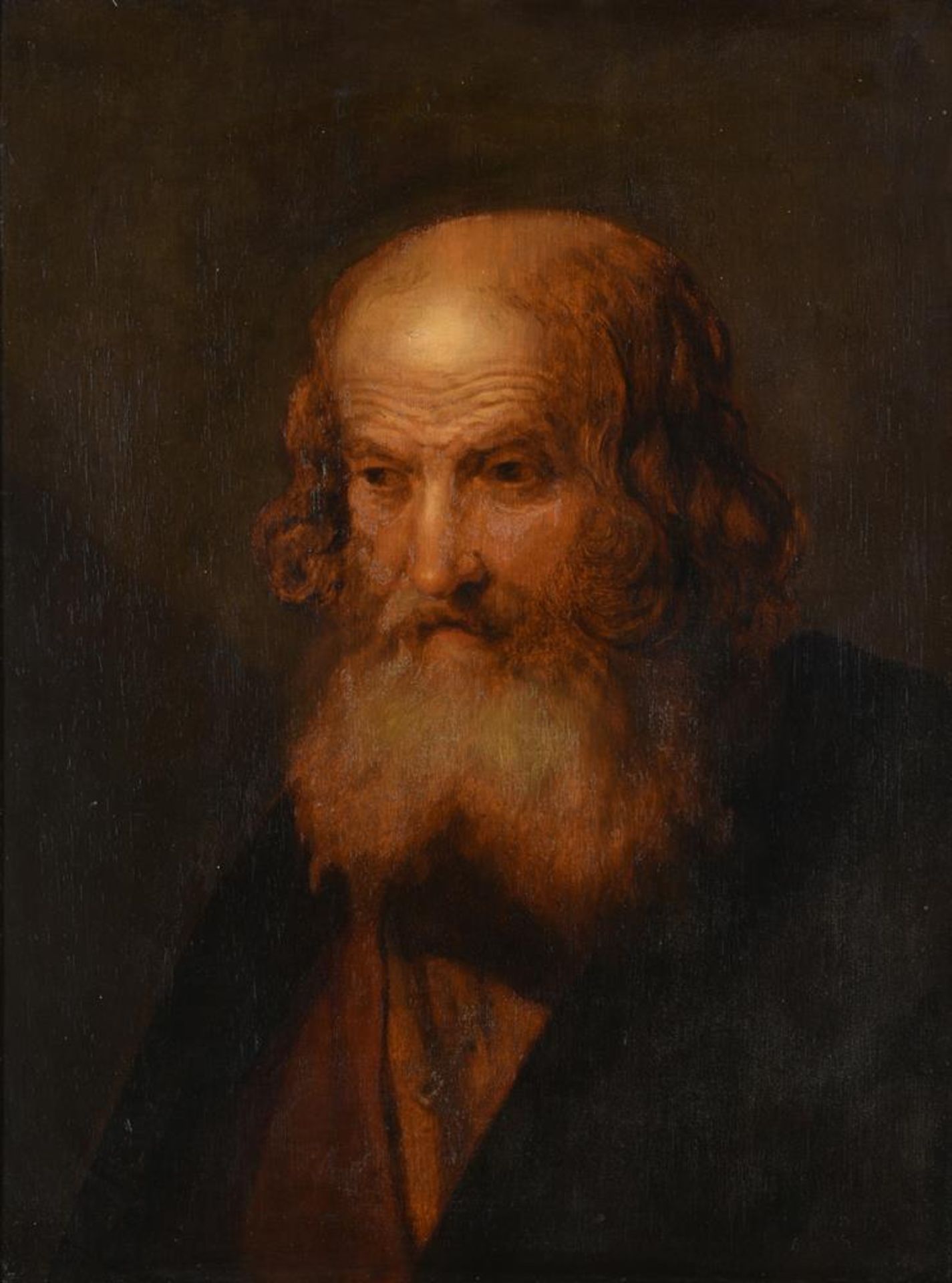 CIRCLE OF JAN LIEVENS (DUTCH 1607-1674), HEAD OF AN APOSTLE