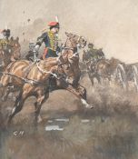 GILBERT HOLIDAY (BRITISH 1879-1937), THE ROYAL HORSE ARTILLERY
