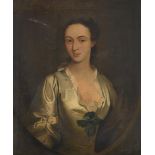 FOLLOWER OF THOMAS HUDSON, PORTRAIT OF A LADY TRADITIONALLY IDENTIFIED AS MISS WETHAM