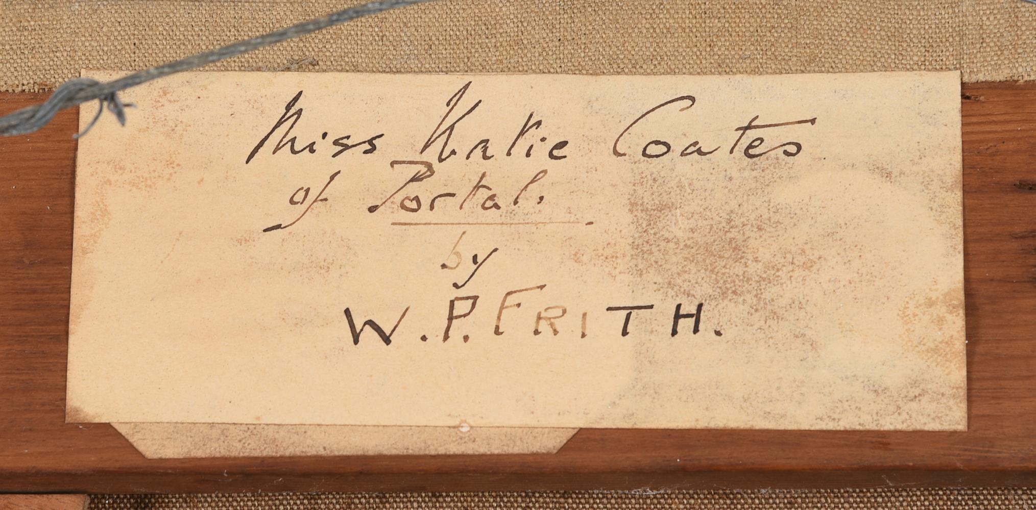 WILLIAM POWELL FRITH (BRITISH 1819-1909), MISS KATIE COATES, THE HOUSEKEEPER AT PORTAL, 1853 - Bild 6 aus 6