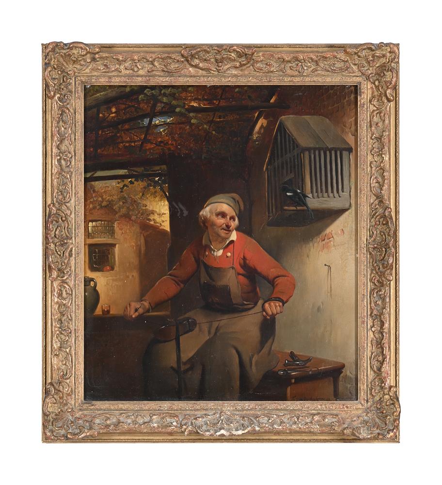 JOSEPH VAN OUDENHOVEN (FLEMISH 19TH CENTURY), THE COBBLER - Bild 2 aus 3