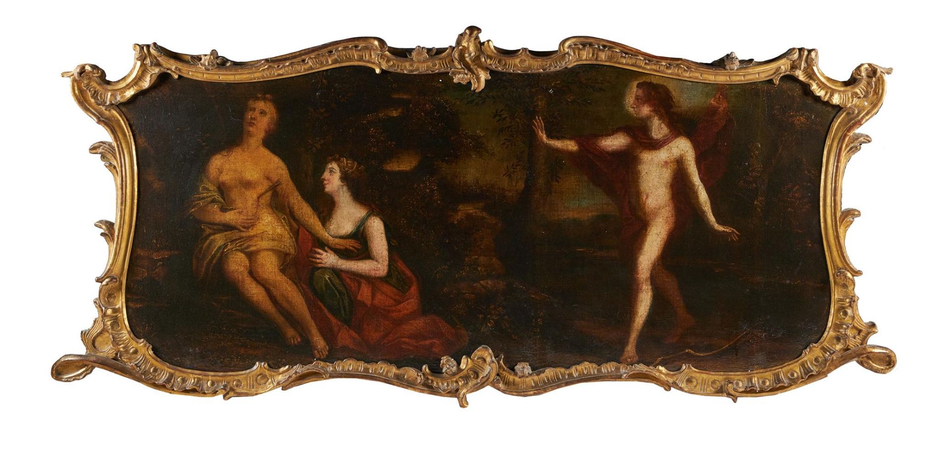 NORTH ITALIAN SCHOOL (18TH CENTURY), APOLLO AND A NYMPH; APOLLO AND THE CUMAEAN SIBYL (2) - Image 3 of 4