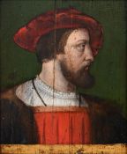 FRENCH SCHOOL (16TH CENTURY), PORTRAIT OF A MAN IN PROFILE, POSSIBLY HENRY II OF FRANCE