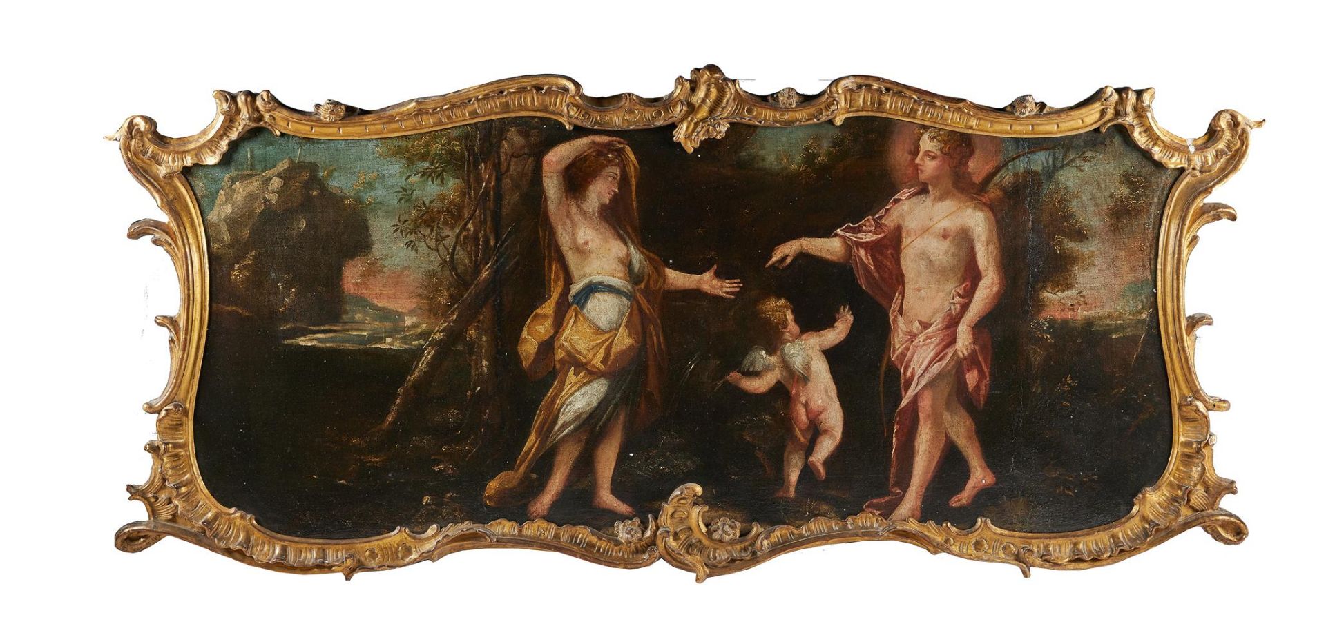 NORTH ITALIAN SCHOOL (18TH CENTURY), APOLLO AND A NYMPH; APOLLO AND THE CUMAEAN SIBYL (2)