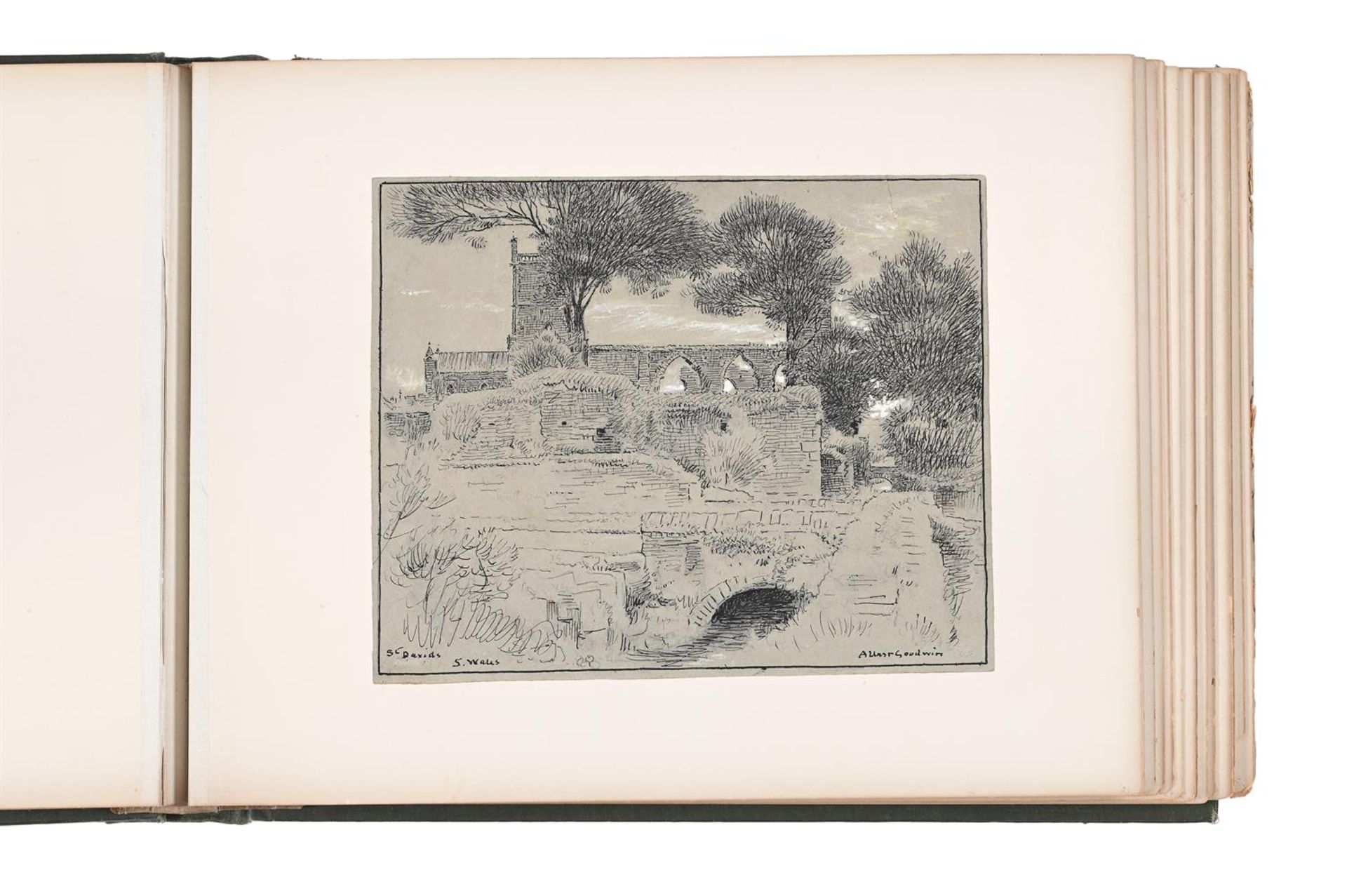 ALBERT GOODWIN (BRITISH 1845-1932), ST. DAVIDS, SOUTH WALES - Image 2 of 2