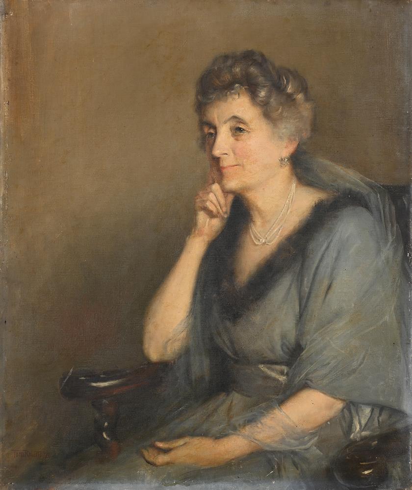 TOM ROBERTS (AUSTRALIAN 1856-1931), PORTRAIT OF MARY LUSHINGTON BERNARD D'OYLY