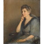 TOM ROBERTS (AUSTRALIAN 1856-1931), PORTRAIT OF MARY LUSHINGTON BERNARD D'OYLY