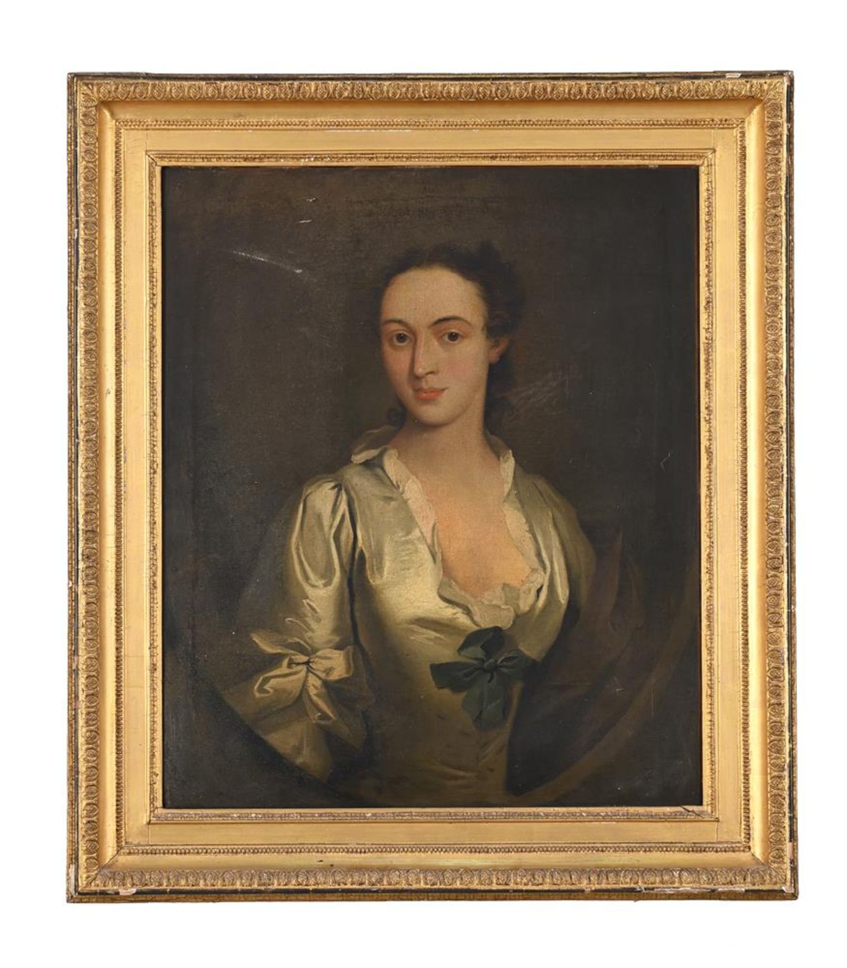 FOLLOWER OF THOMAS HUDSON, PORTRAIT OF A LADY TRADITIONALLY IDENTIFIED AS MISS WETHAM - Bild 2 aus 4