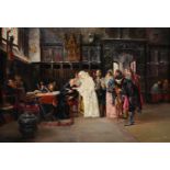 JOSÉ GALLEGOS Y ARNOSA (SPANISH 1859-1917), A SPANISH WEDDING