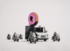 ‡λ Banksy (b.1974), Donuts (Strawberry) (Signed)