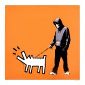 ‡λ Banksy (b.1974), Choose Your Weapon (Dark Orange) (Signed)