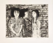 λ ALISTAIR GRANT (BRITISH 1925-1997), UNTITLED (THREE GIRLS)
