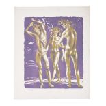 λ HANS FEIBUSCH (GERMAN 1898-1998), THREE MALE FIGURES