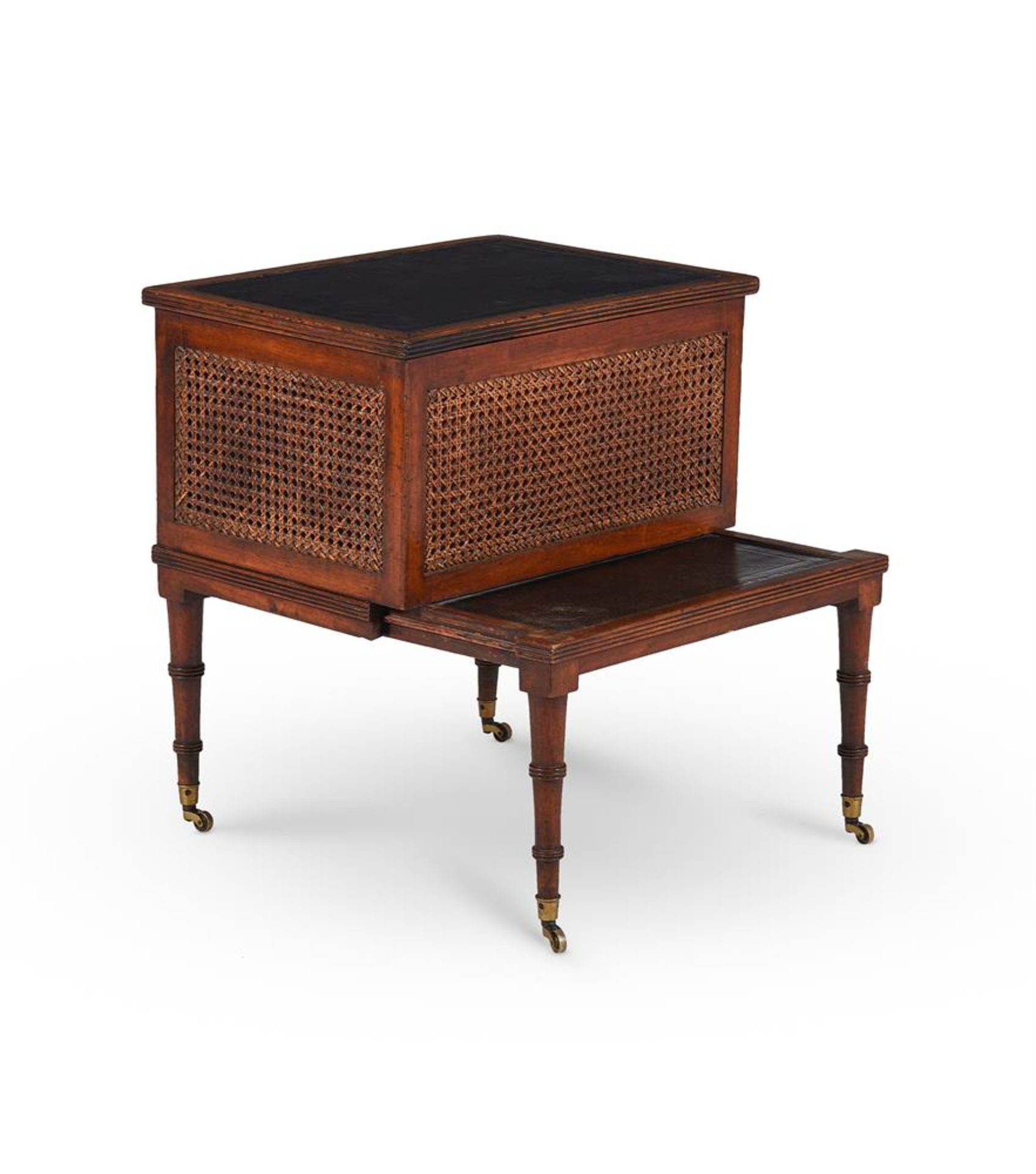 A REGENCY MAHOGANY METAMORPHIC SET OF STEPS AND STOOL-TABLE, IN THE MANNER OF GILLOWS, CIRCA 1815 - Image 2 of 4