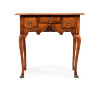 A WALNUT LOWBOY, EARLY 18TH CENTURY AND LATER