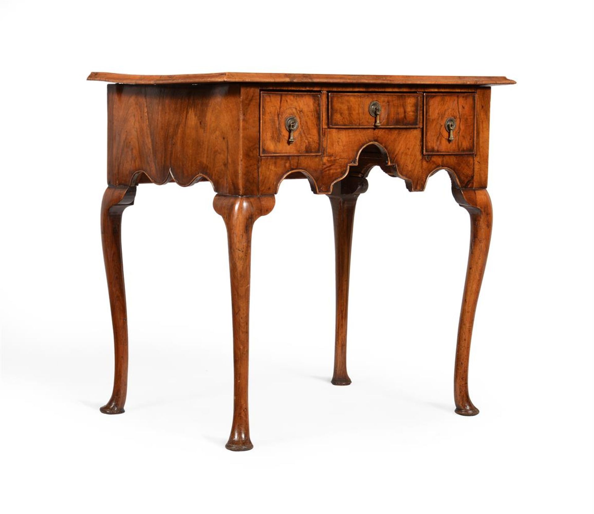 A WALNUT LOWBOY, EARLY 18TH CENTURY AND LATER - Image 2 of 5
