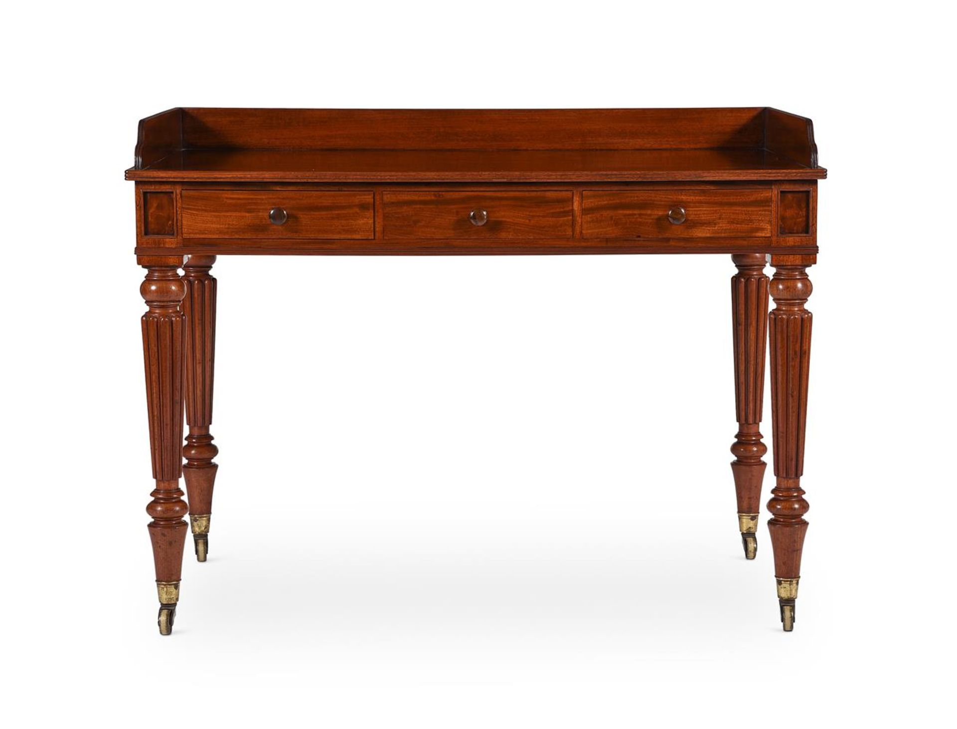 Y A GEORGE IV MAHOGANY DRESSING TABLE, IN THE MANNER OF GILLOWS, CIRCA 1825