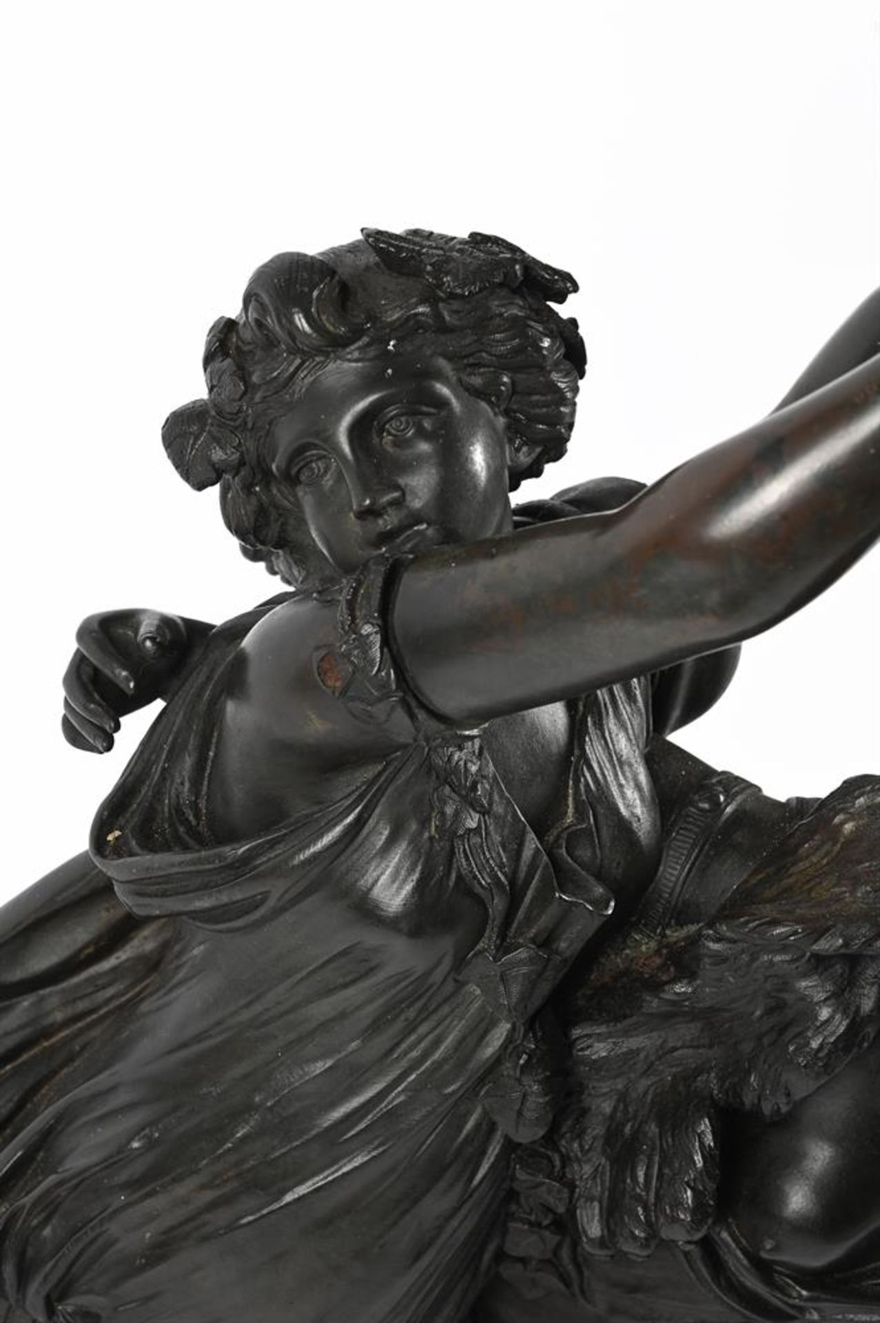 AFTER CLAUDE MICHEL CLODION, A LARGE BRONZE FIGURAL GROUP OF BACCHIC REVELLERS, 19TH CENTURY - Bild 4 aus 7