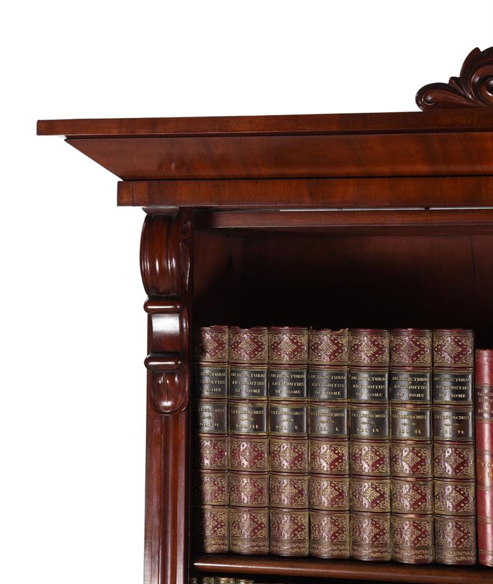 A WILLIAM IV MAHOGANY LIBRARY BOOKCASE, CIRCA 1835 - Bild 5 aus 6