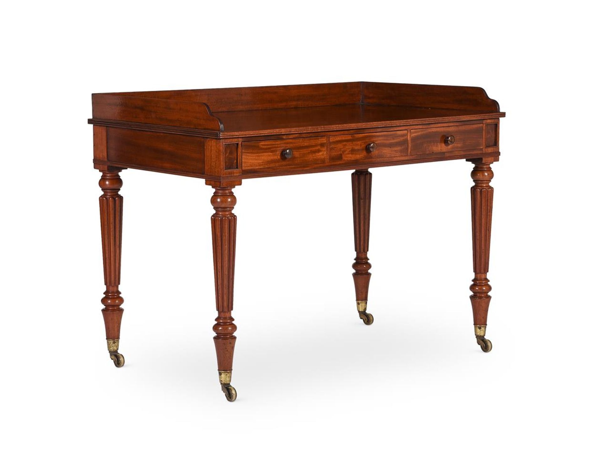 Y A GEORGE IV MAHOGANY DRESSING TABLE, IN THE MANNER OF GILLOWS, CIRCA 1825 - Image 2 of 5