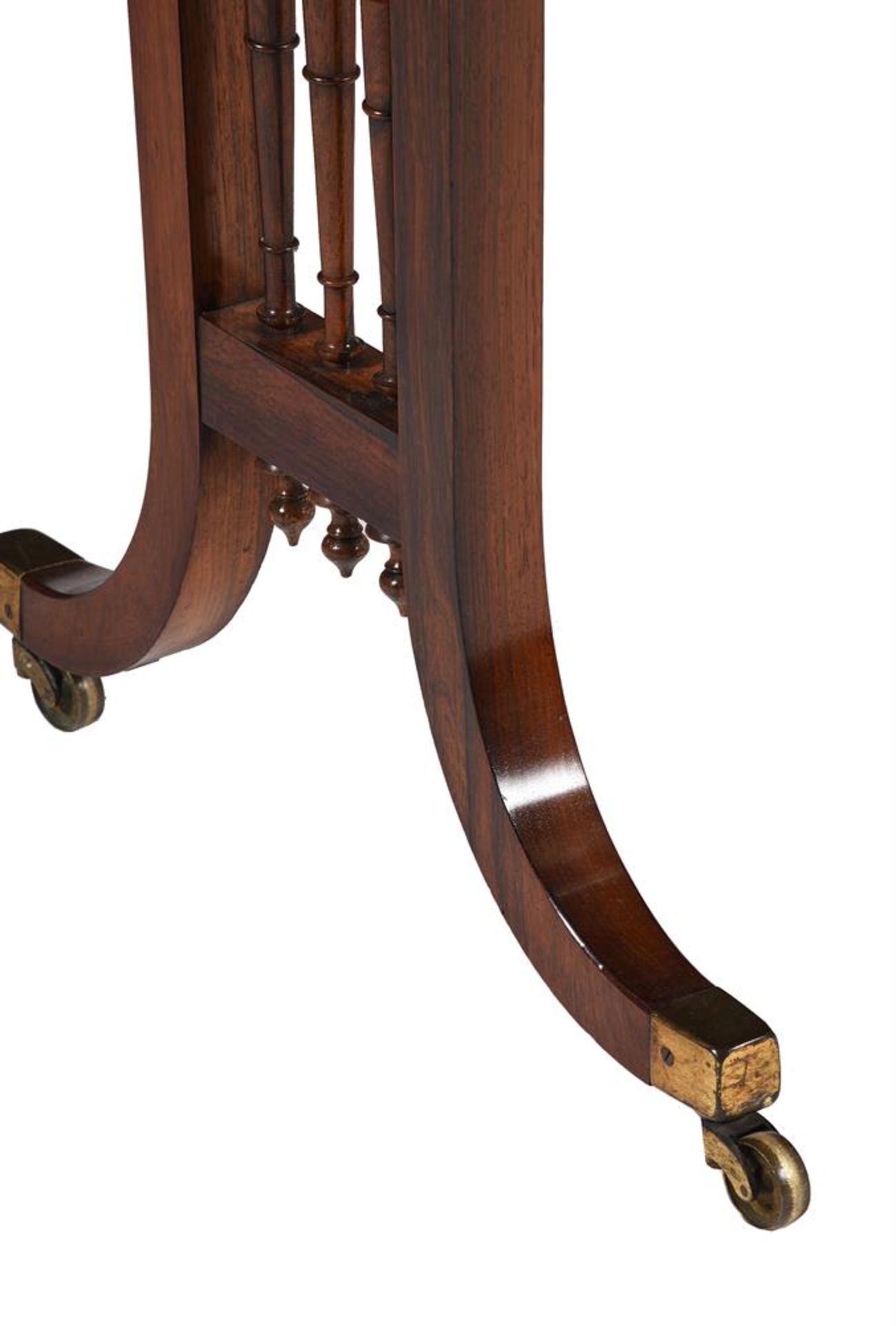 Y A REGENCY ROSEWOOD LIBRARY TABLE, ATTRIBUTED TO GILLOWS, CIRCA 1815 - Image 3 of 4