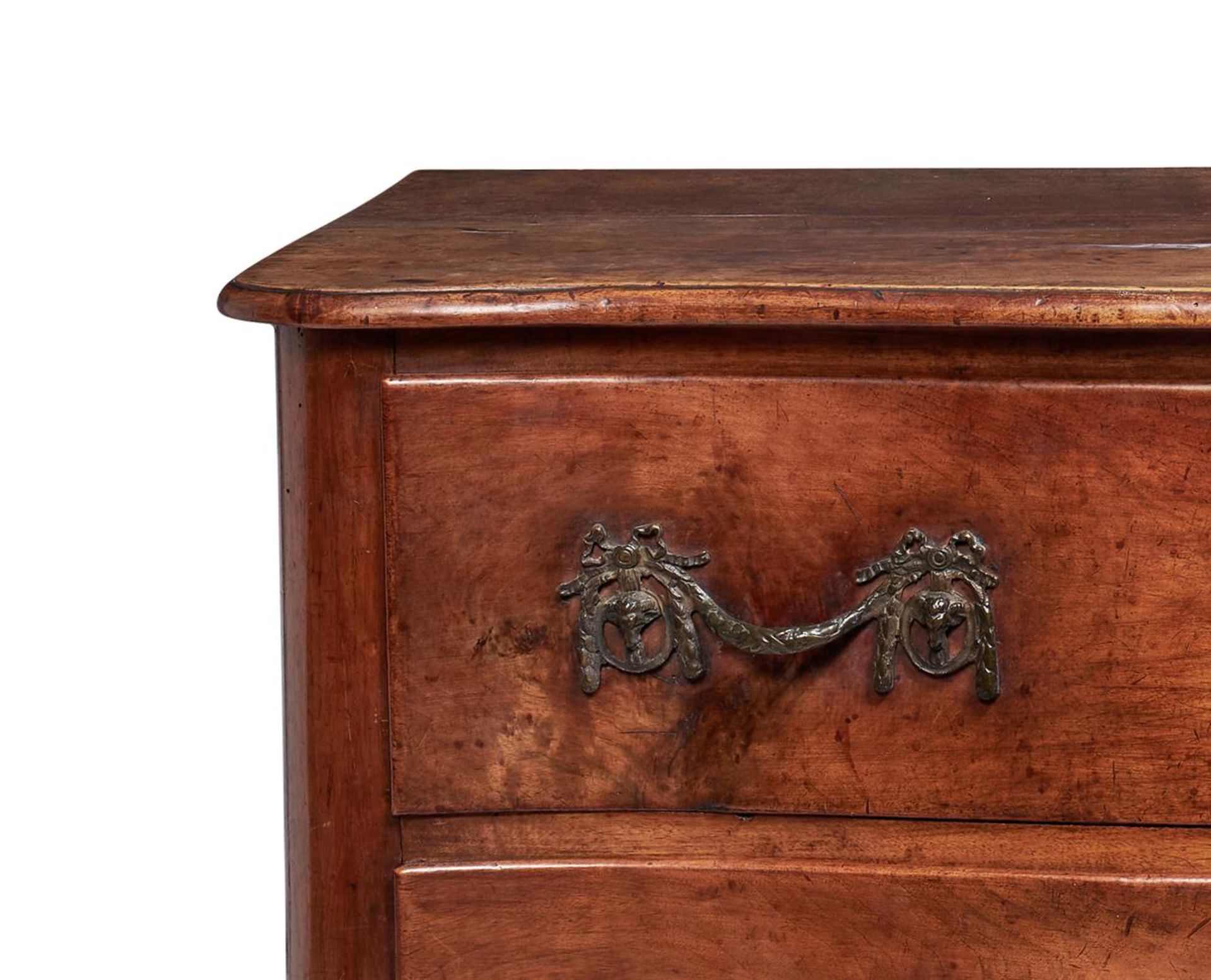 A LOUIS XV FRUITWOOD COMMODE, IN THE MANNER OF JEAN-FRANÇOIS HACHE, MID 18TH CENTURY - Image 2 of 2