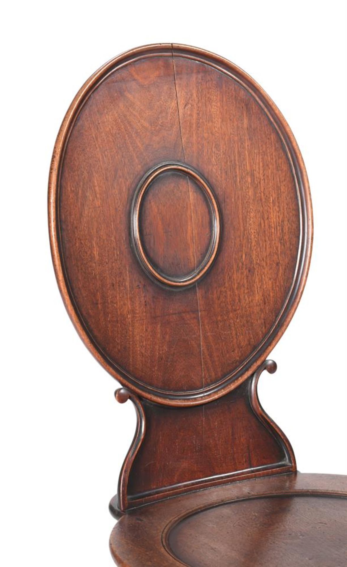 A GEORGE III MAHOGANY HALL CHAIR, CIRCA 1815 - Image 2 of 5