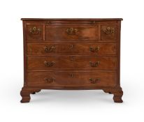 A GEORGE II MAHOGANY SECRETAIRE CHEST, IN THE MANNER OF THOMAS CHIPPENDALE, CIRCA 1770
