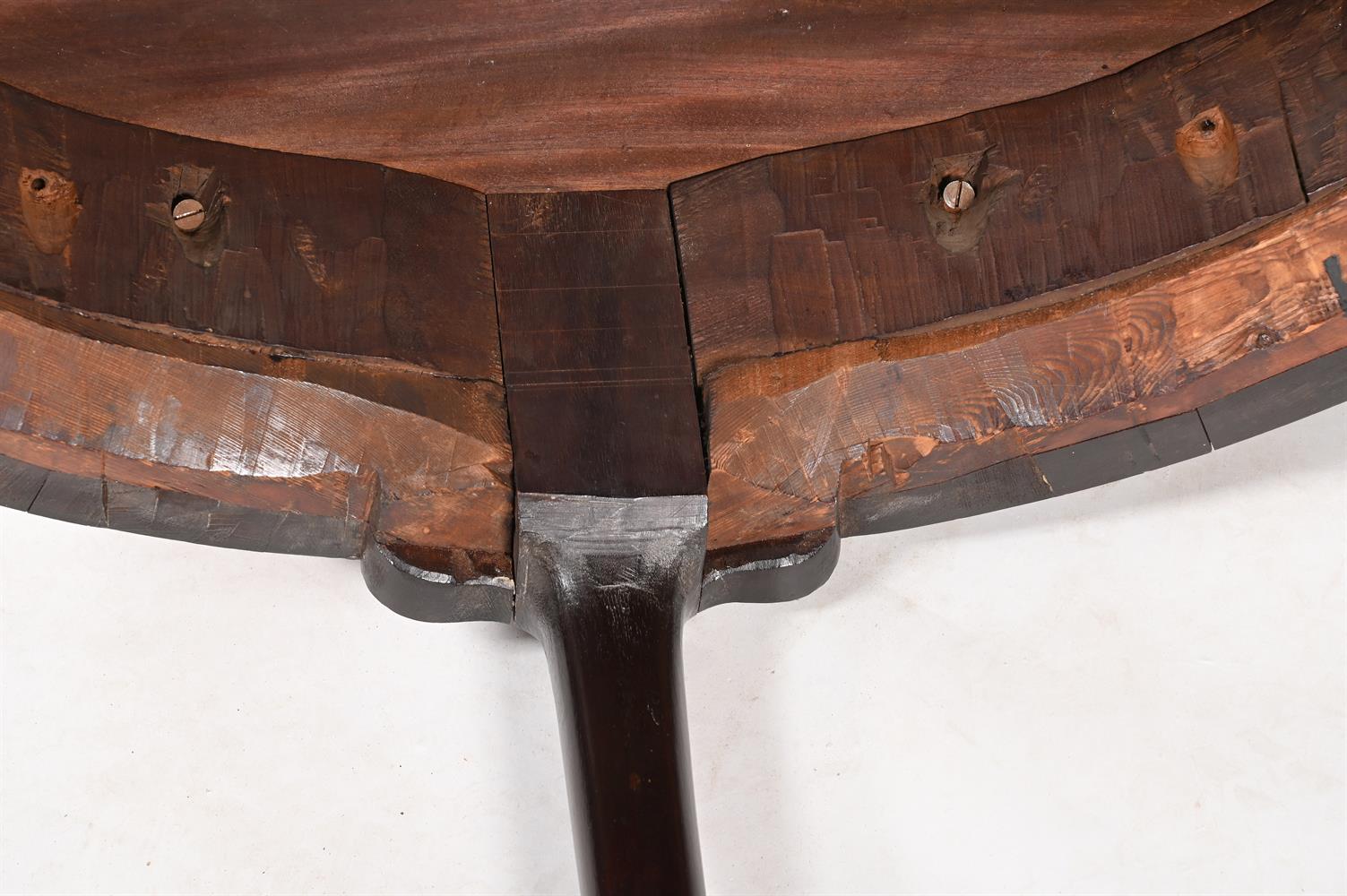 A GEORGE II CARVED MAHOGANY FOLDING TEA TABLE, CIRCA 1740-50 - Image 8 of 10