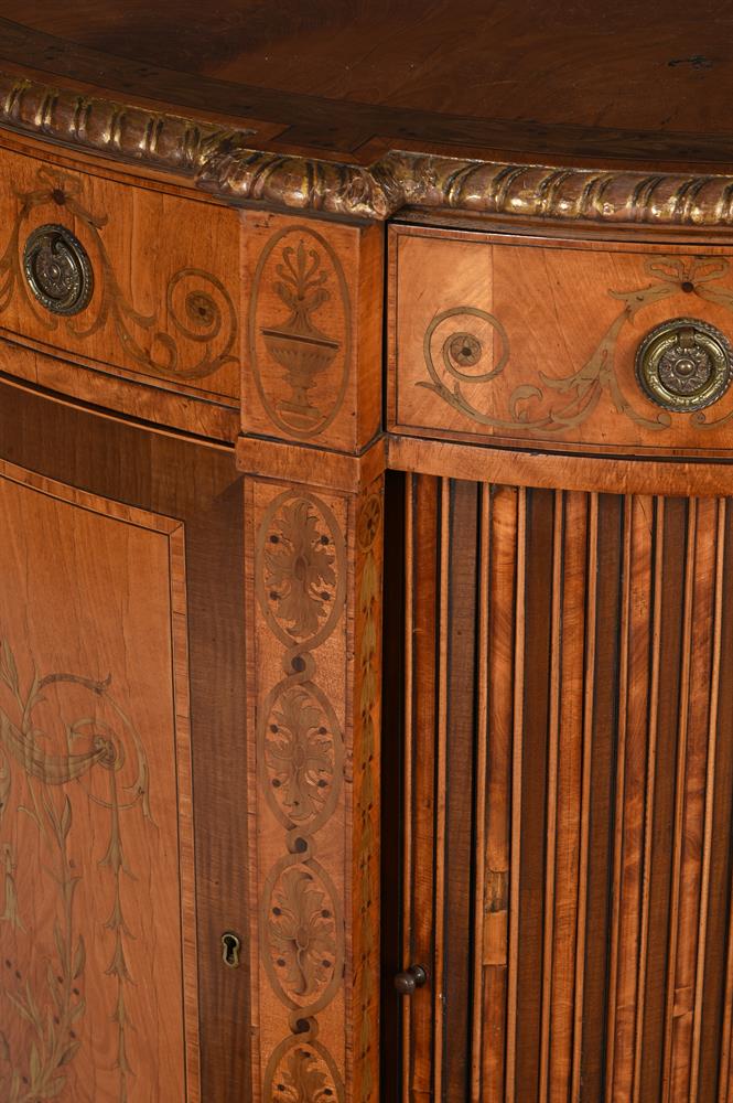 Y A SATINWOOD, NEOCLASSICAL MARQUETRY AND PARCEL GILT COMMODE OR SIDE CABINET, 19TH CENTURY - Image 4 of 8