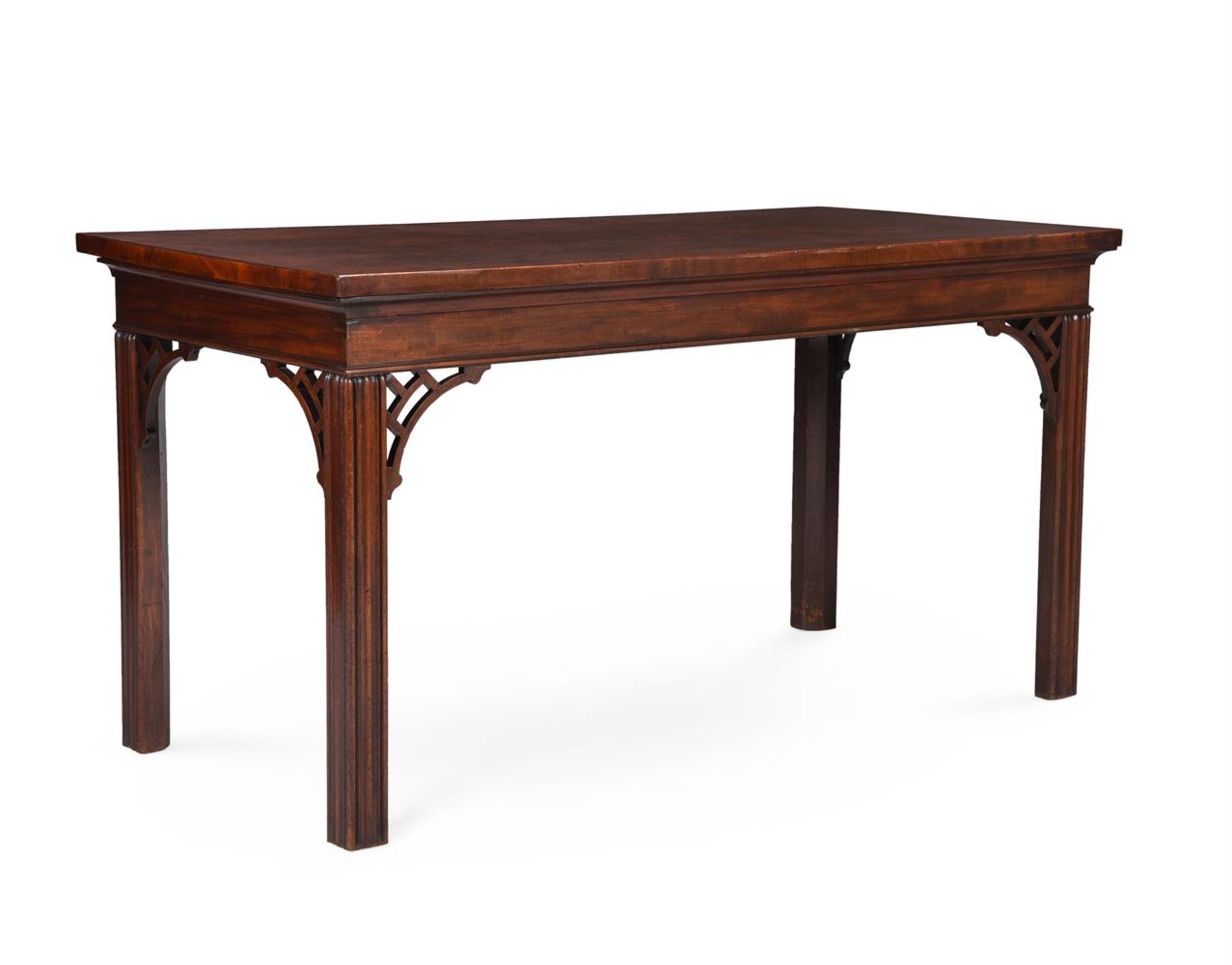 A GEORGE III MAHOGANY HALL TABLE, IN THE MANNER OF THOMAS CHIPPENDALE, CIRCA 1780 - Image 2 of 5