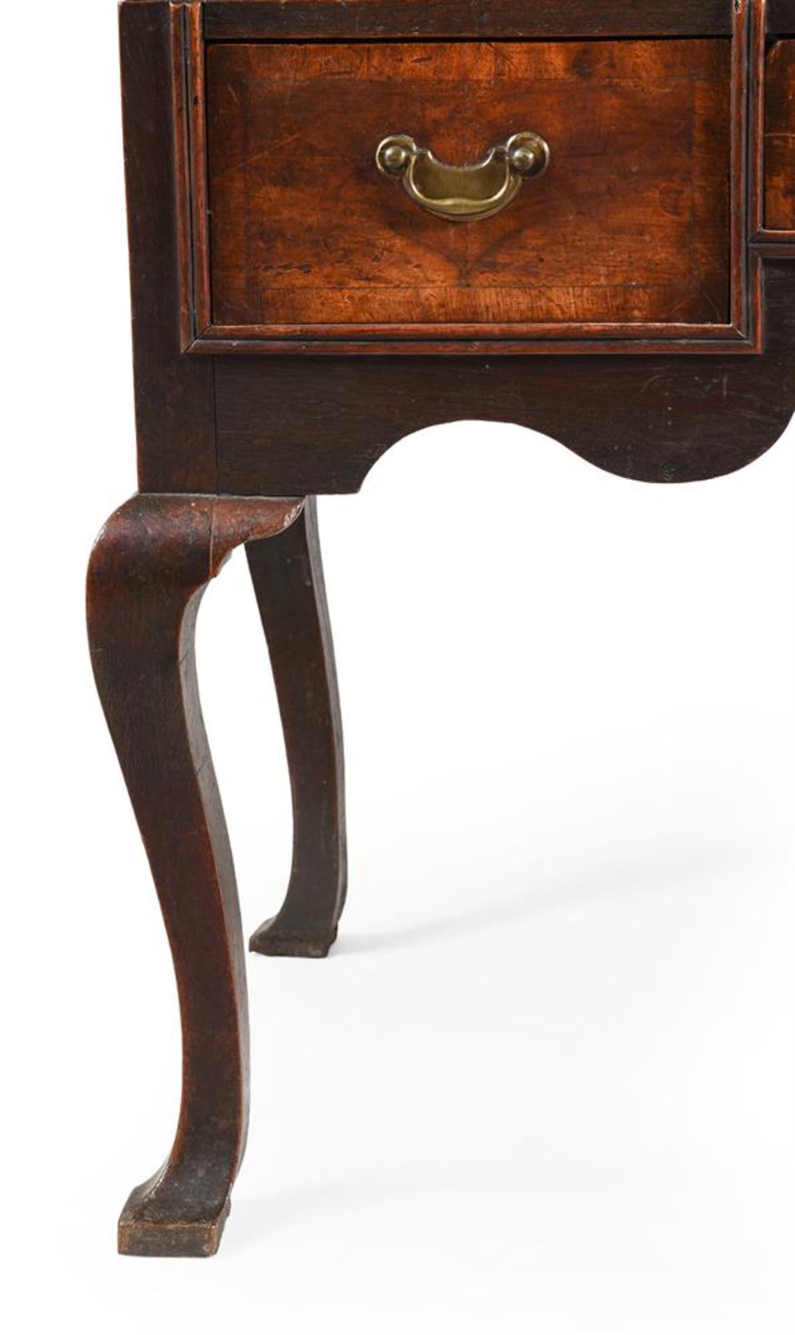 A GEORGE II WALNUT CHEST ON STAND, MID 18TH CENTURY - Image 3 of 3