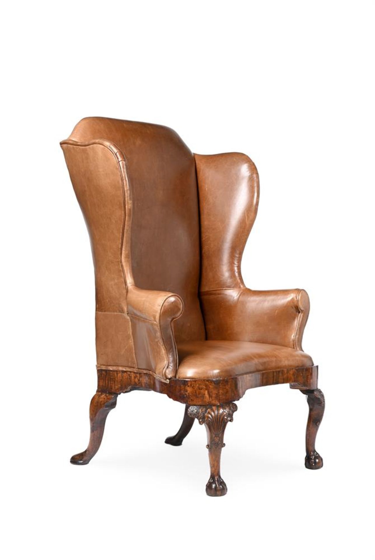 A GEORGE I WALNUT WING ARMCHAIR, CIRCA 1725 - Image 7 of 10