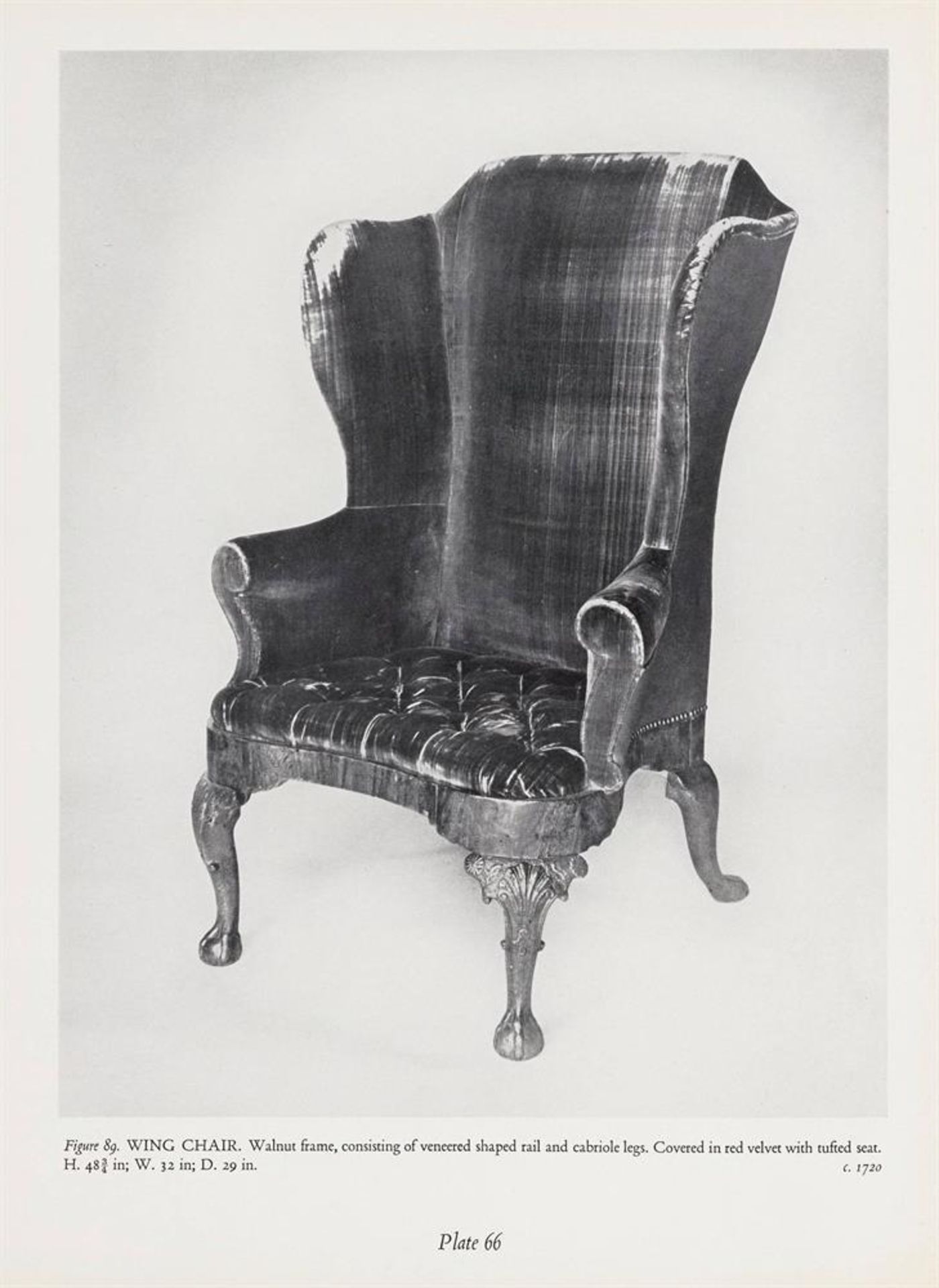 A GEORGE I WALNUT WING ARMCHAIR, CIRCA 1725 - Bild 5 aus 10