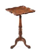 A WILLIAM IV OAK TRIPOD TABLE, IN THE MANNER OF GILLOWS, CIRCA 1830