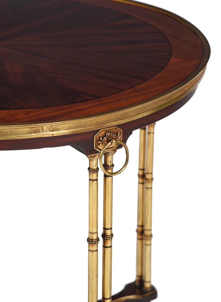A GILT METAL MOUNTED MAHOGANY CENTRE OR OCCASIONAL TABLE, REFERRED TO AS A 'GUERIDON A L'ANGLAISE' - Image 5 of 6