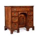 A GEORGE I WALNUT KNEEHOLE DESK, EARLY 18TH CENTURY