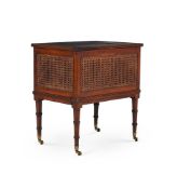 A REGENCY MAHOGANY METAMORPHIC SET OF STEPS AND STOOL-TABLE, IN THE MANNER OF GILLOWS, CIRCA 1815