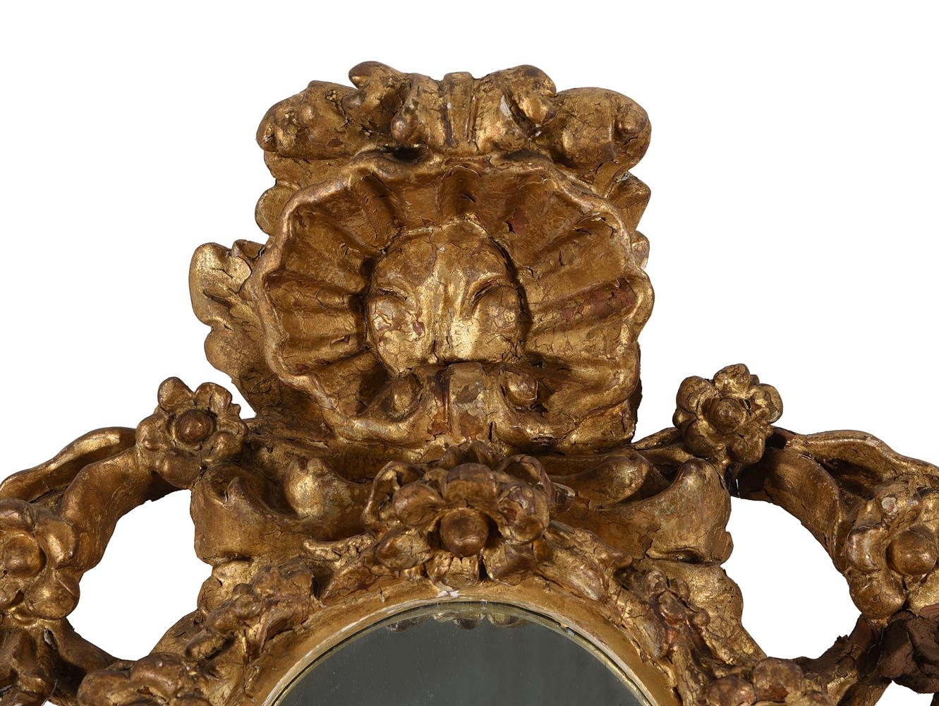 A PAIR OF ITALIAN CARVED GILTWOOD MIRRORS, LATE 18TH OR EARLY 19TH CENTURY - Image 5 of 7